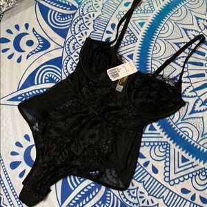 Sexy lace body suite.